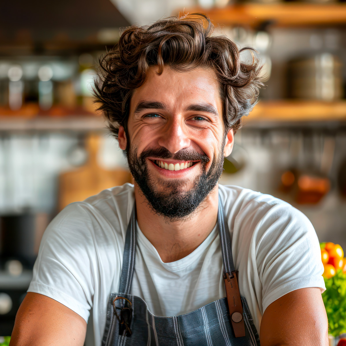 Cateraar werkt vanuit zijn eigen keuken