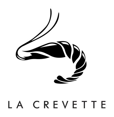 Logo van La Crevette, ontworpen door CaterAssist Studio